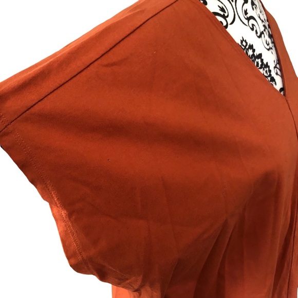 UNIQLO Orange Cotton Oversized Dress - Picture 6 of 11